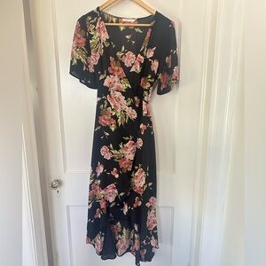 Ark n co Floral Wrap Dress